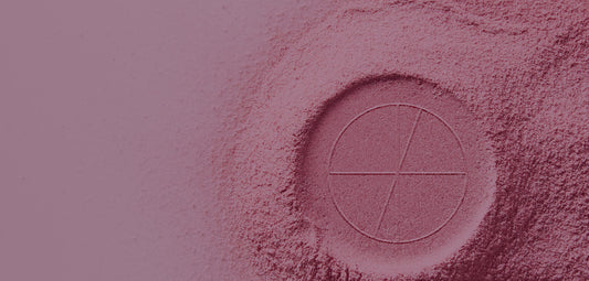 NIGHT POWDER overlayed with cherries